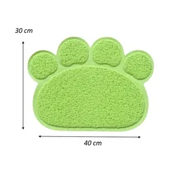 Calabaza Tapete en Forma Huellita Verde
