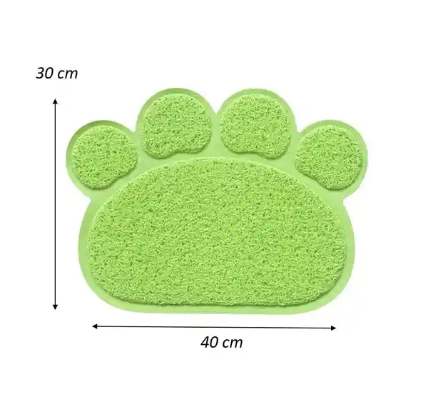 Calabaza Tapete en Forma Huellita Verde