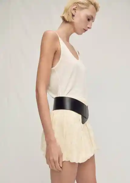 Top Kali Crudo Talla L Mujer Mango