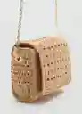 Bolso P Espiga Beige Talla 99 Mujer Mango