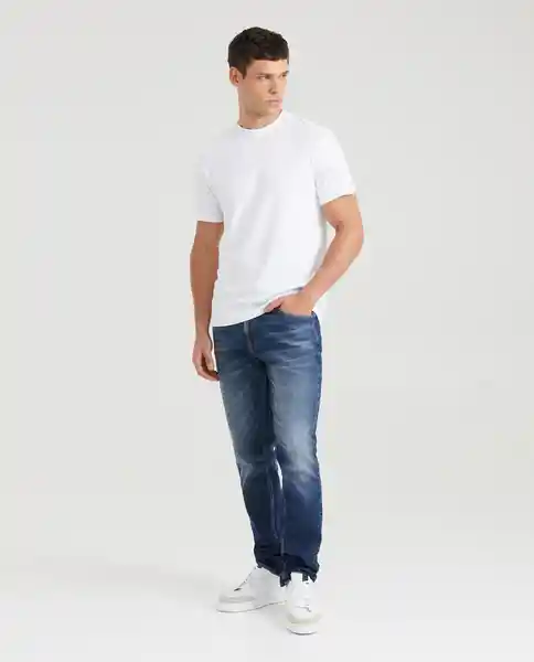 Camiseta Duotono Duck Masculino Blanco 0 Claro L Chevignon