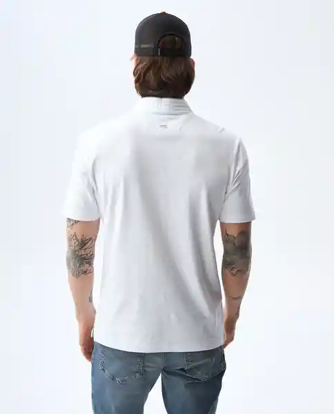 Camiseta Hombre Blanco Talla M 801G002_BLA110601 Americanino