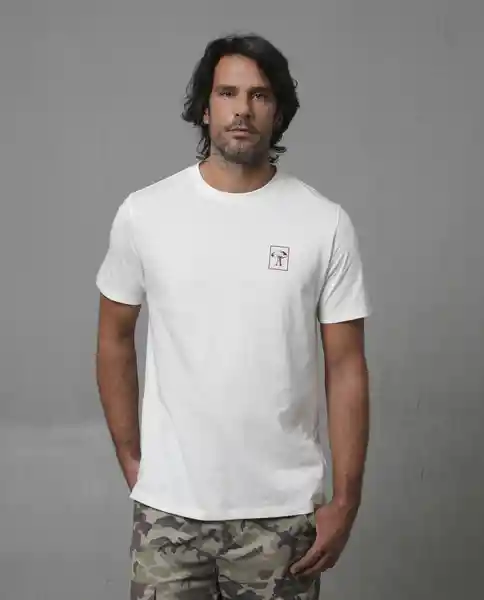 Camiseta Hombre Crudo Talla M 109G001_CRU110605 Rifle