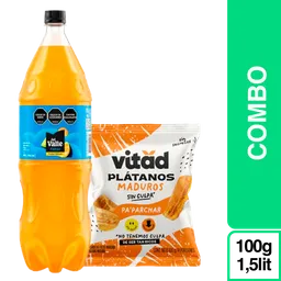Combo Vitad Platanitos Maduros + Del Valle Fresh Frutas Cítricas
