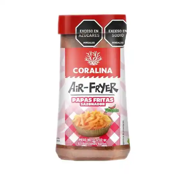 Coralina Salt Sazonador Papas Fritas Picante Air Fryer