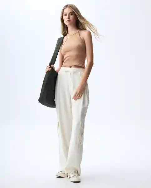 Camiseta Mujer Beige Talla M 601G011_BEI161324 Americanino