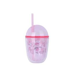 Vaso de Plástico de de Doble Pared Axolotl Story 435 mL Miniso