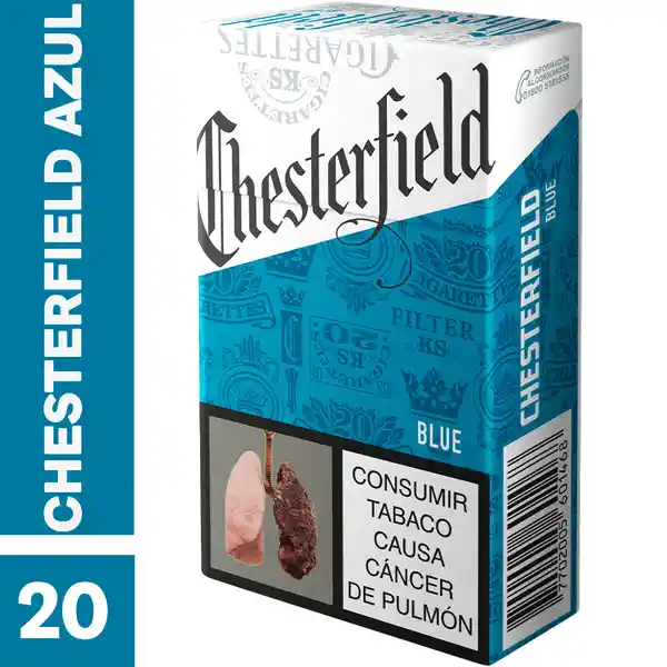 Chesterfield Blue​ X 20 Cigarrillos