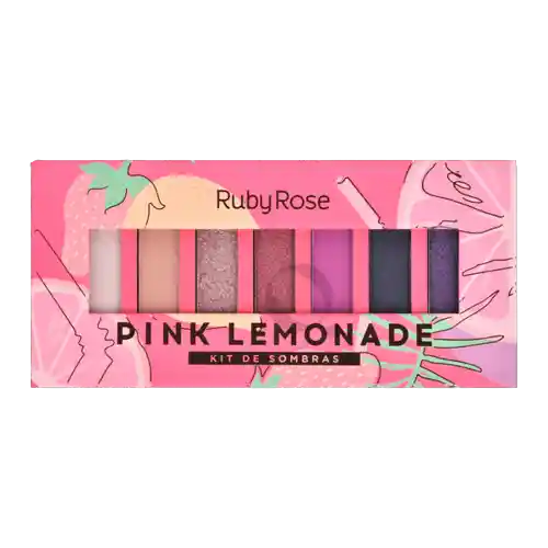  RUBY ROSE Paleta De Sombras Pink Lemonade 