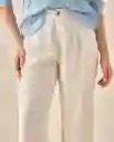 Pantalón Crudo Novia Claro Talla 8 433G015 Esprit