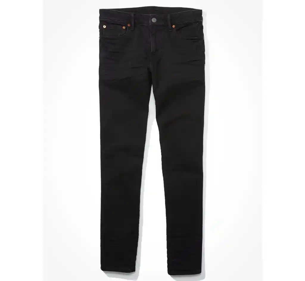 Jean Slim Straight Negro Talla 30 X 30 Hombre American Eagle