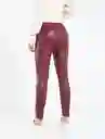 Pantalón Marley Mujer Rojo Syrah Ultra Oscuro Talla M Naf Naf