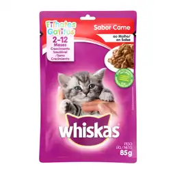 Whiskas Alimento Húmedo para Gatos Sabor Carne 