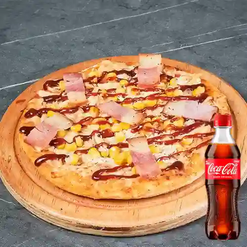 Combo Pizza Pork BBQ + Coca Cola Original 400 ml