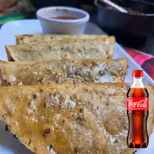 Combo Tacos de Birria +Cocacola Orig 400ml