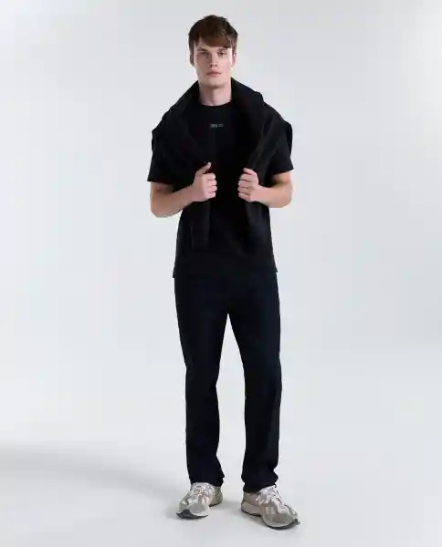 Camiseta Hombre Negro Talla XXL 849G081_NEG194004 Americanino