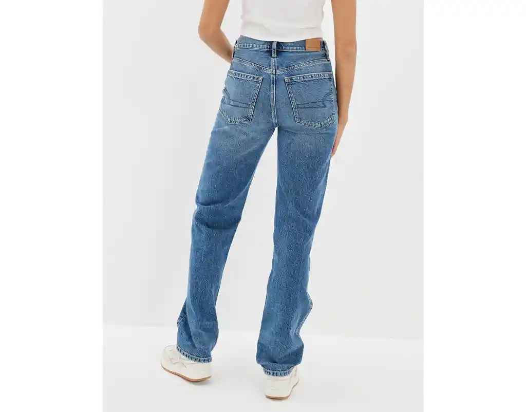 Jean Baggy Azul 8 Regular Mujer American Eagle