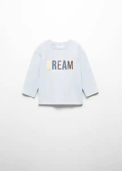 Camiseta Dream Celeste Talla 67 Niñas Mango