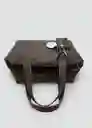Bolso M Mauri Chocolate Talla 99 Mujer Mango