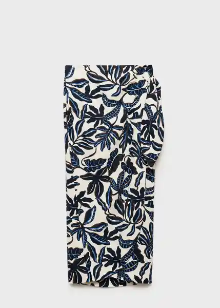 Falda Merci Crudo Talla M Mujer Mango