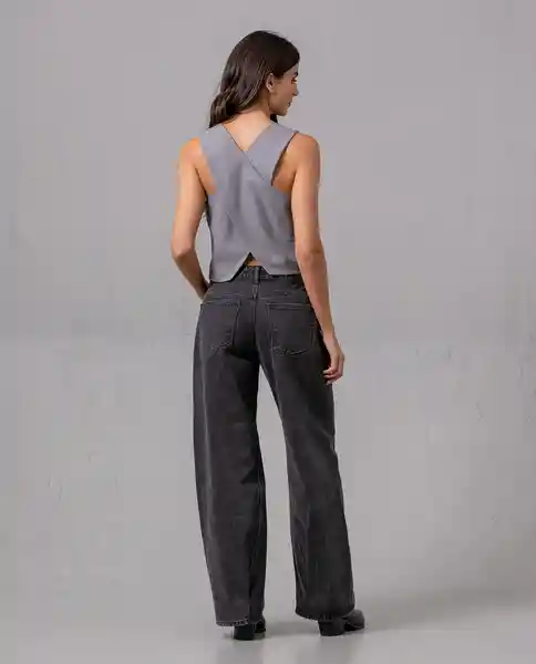 Chaleco Cruzado Mujer Gris Nublado Medio Talla XL 84624 Rifle