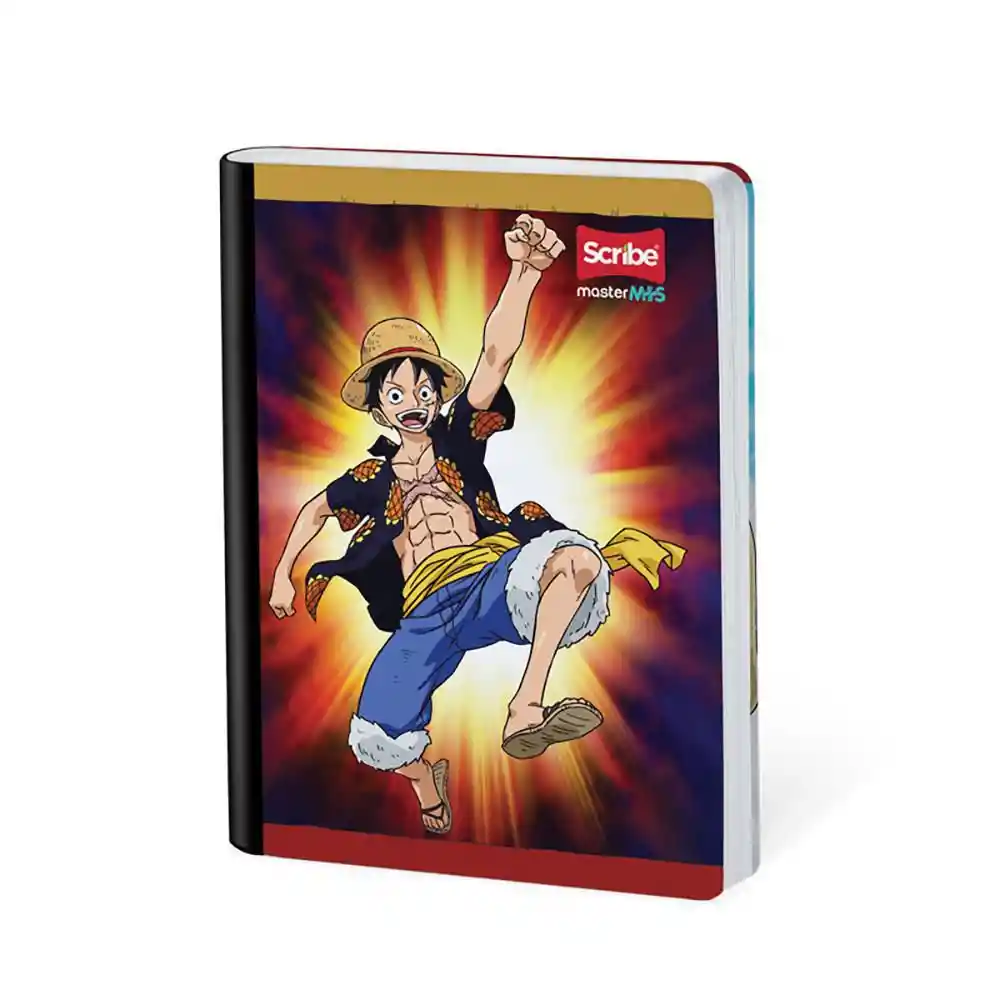 Cuaderno Onepiece Master Mas Cuadriculado 100 Hojas Cosido Scribe