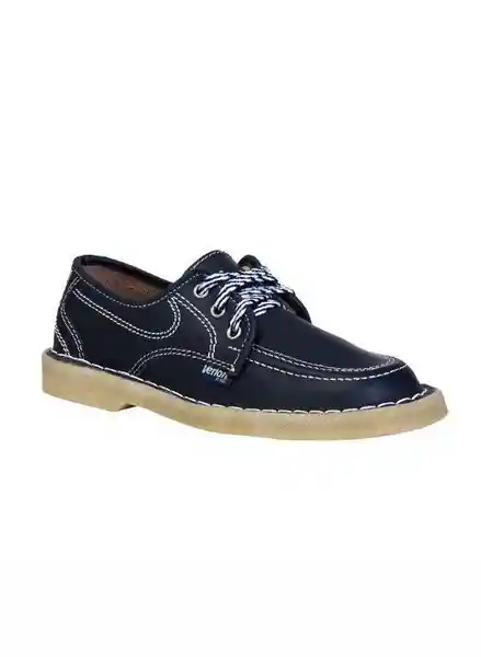 Verlon Zapatos Colegial de Color Azul Talla 32