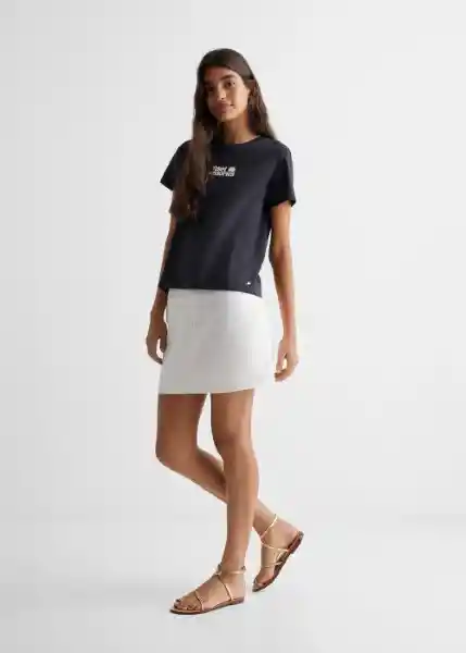 Camiseta Memo Navy Talla 20 Niña Mango