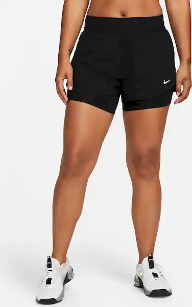 Nike Short Para Mujer 2 en 1 Color Negro Talla S