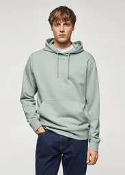 Buzo de Sudadera Bone Menta Talla XS Hombre Mango