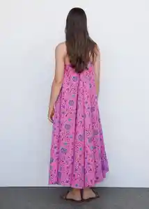 Vestido Loren Rosa Talla XL Mujer Mango