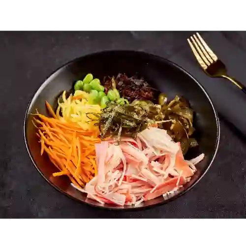 Poke de Palmito de Cangrejo.