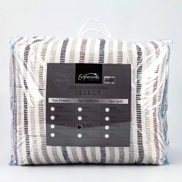 Expressions Comforter Queen Ovejero Stripes Rosa