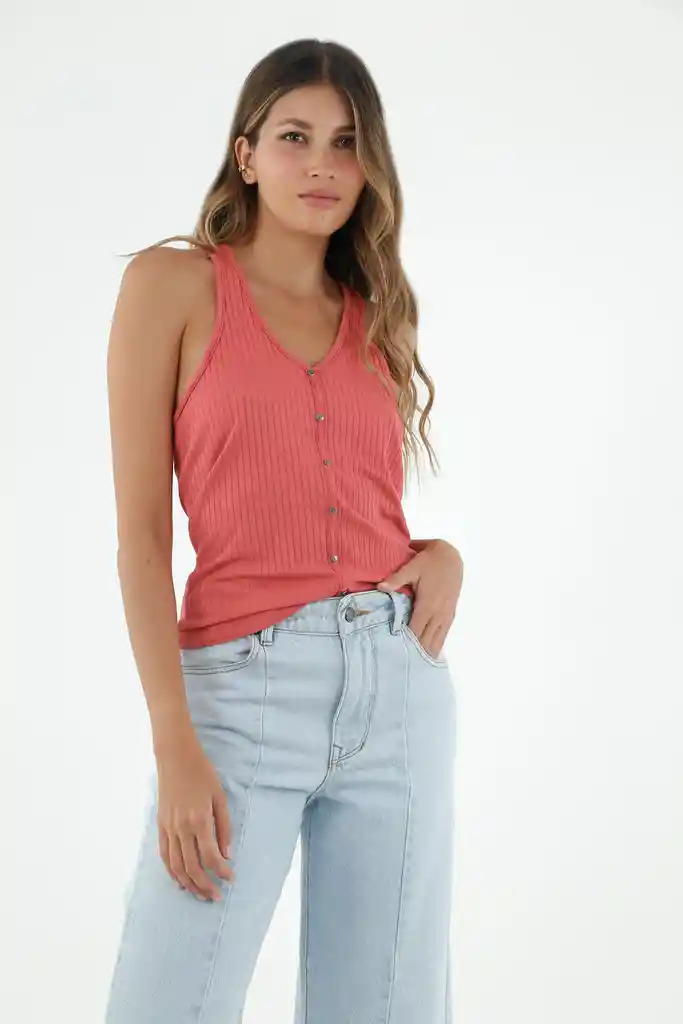 Camiseta Para Mujer Roja Silueta Atlética