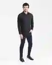 Camiseta Premium Denim Azul Medianoche Ultra Oscuro L Chevignon