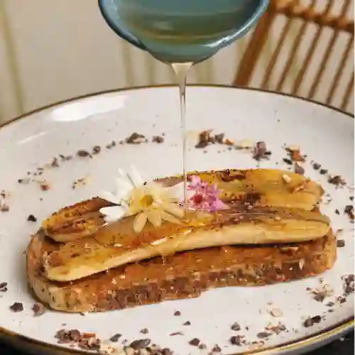 Tostada de Banano Caramelizado