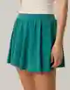 Falda Aerie Verde Talla: MEDIUM 1568387 American Eagle