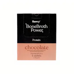 Savvy Proteína de Chocolate Bone Broth