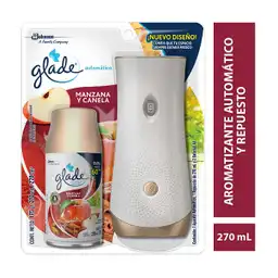 Glade Ambientador Automático en Aerosol Aparato Manzana y Canela