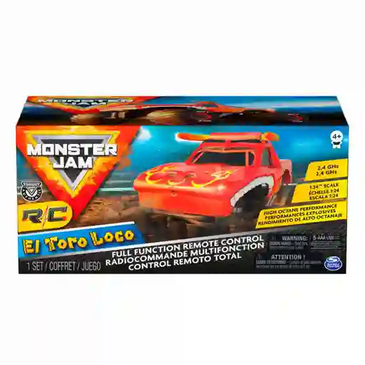 Monster Jam Juguete Rc 1:24 el Toro Loco 6060517