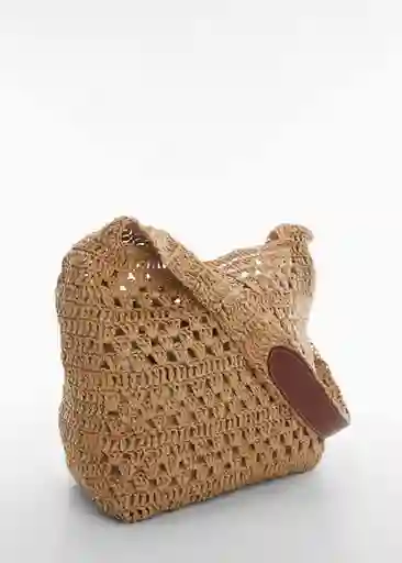 Bolso M Tarida Camel Talla 99 Mujer Mango