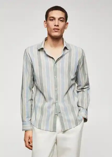 Camisa Moral Topo Talla M Hombre Mango