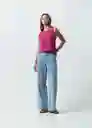 Suéter Tejido Mujer Rosa Rabano L 582G006 Naf Naf