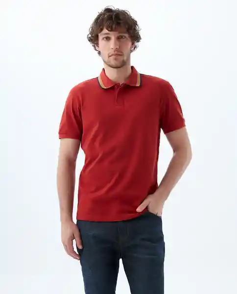 Camiseta Hombre Rojo Talla S 809F001 Americanino