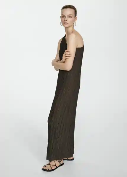 Vestido Almu Khaki Talla S Mujer Mango