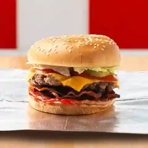 Little bacon cheeseburger