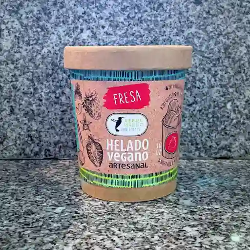 Pote Helado Vegano Fresa