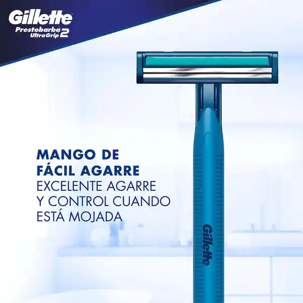 Gillette Máquina para Afeitar Prestobarba2 UltraGrip