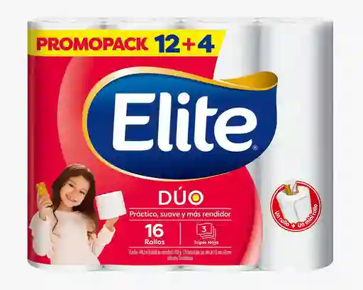 Elite Papel Higiénico Triple Hoja Duo