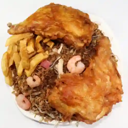 Arroz Valenciana con 2 Pierna Pernil